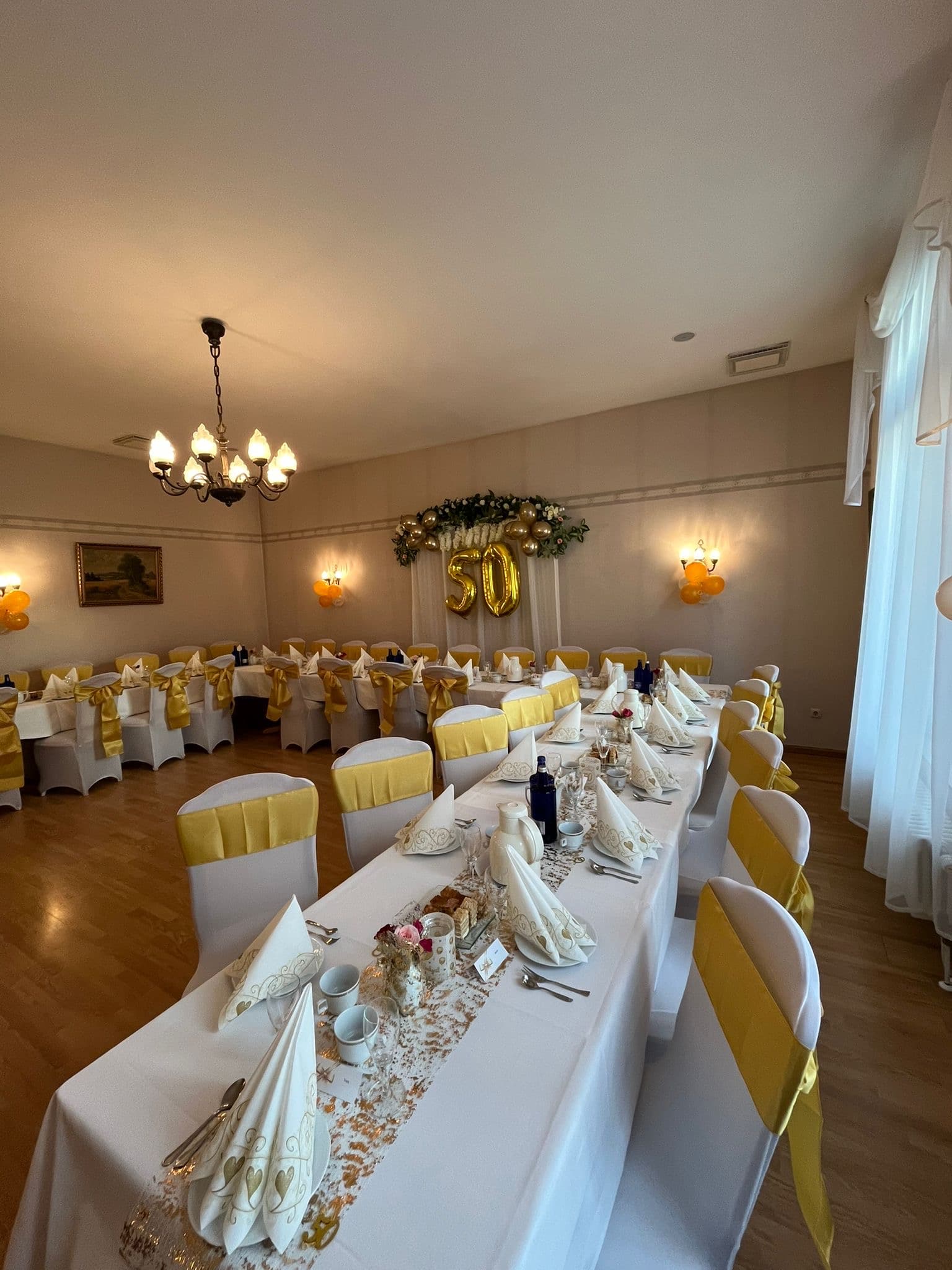 Feier zum 50. Geburtstag im Restaurant Alt-Karow