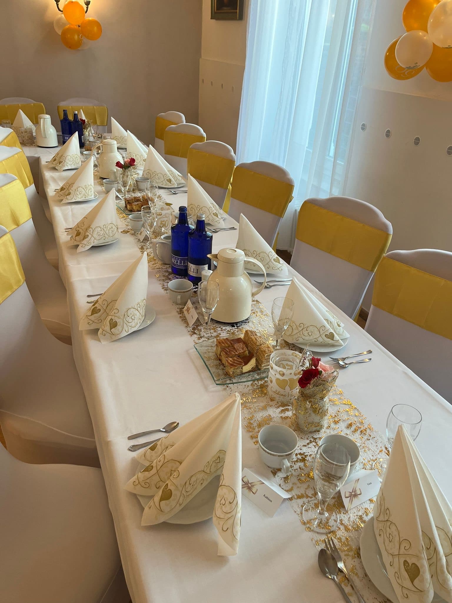 Feier zum 50. Geburtstag im Restaurant Alt-Karow